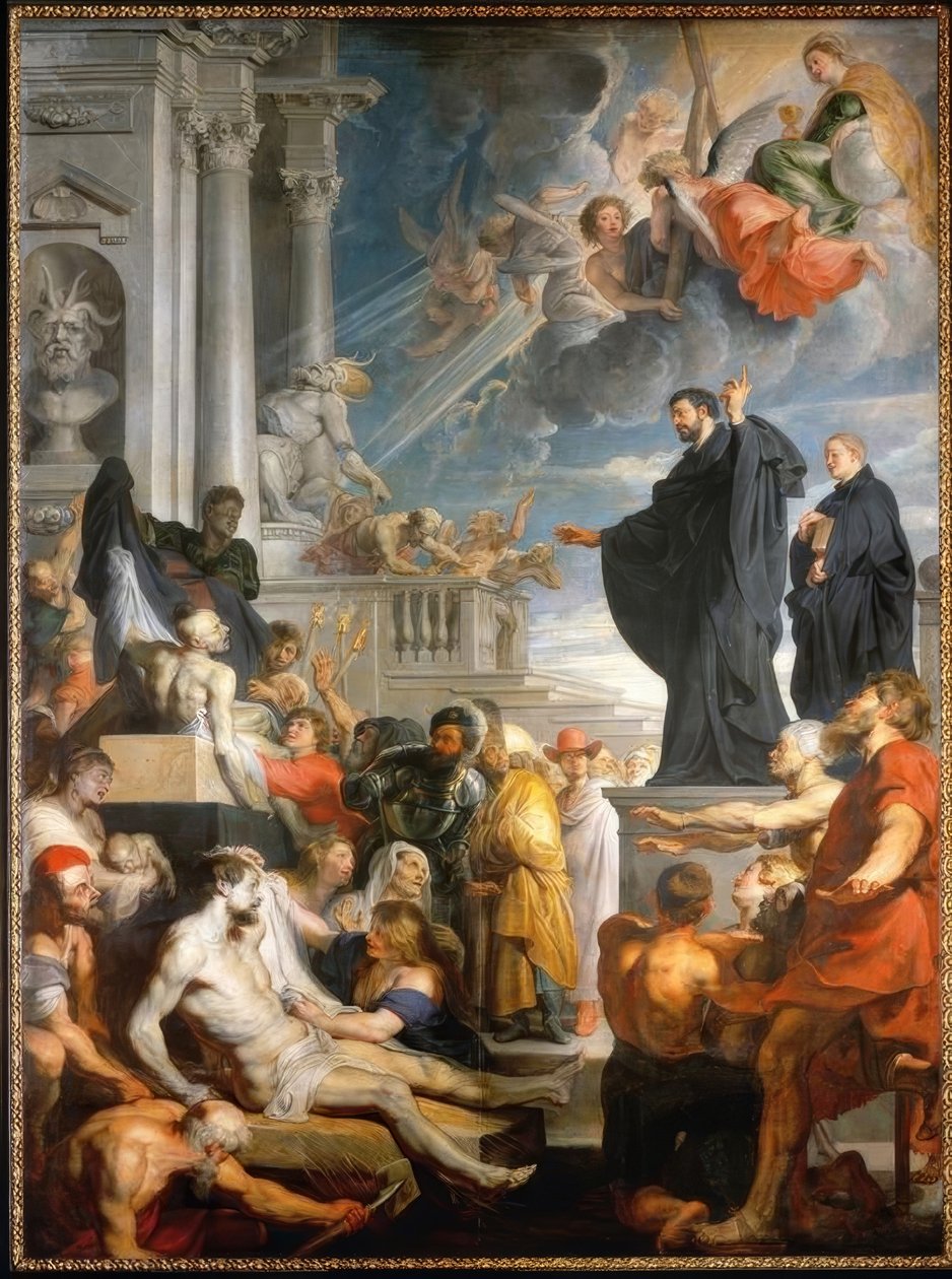 Miraklet med Sankt Frans Xavier af Peter Paul Rubens