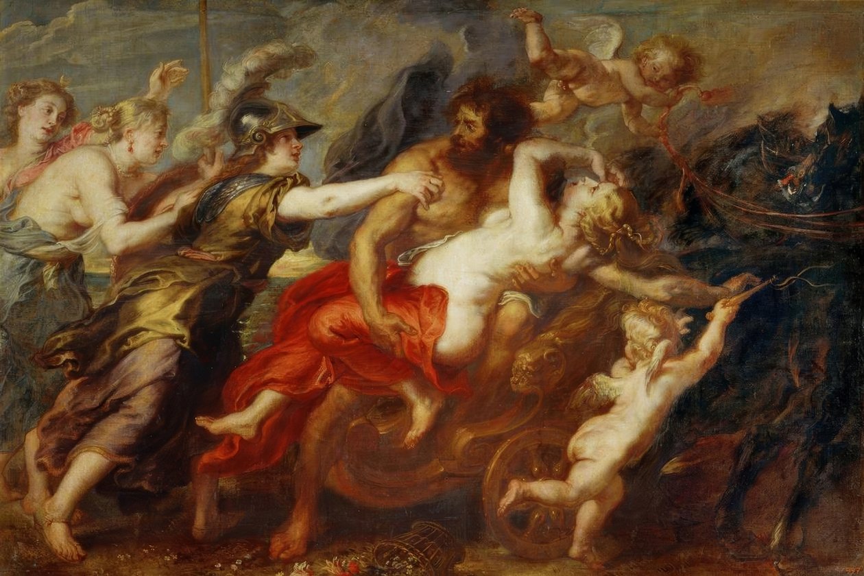 Voldtægt af Proserpina af Peter Paul Rubens