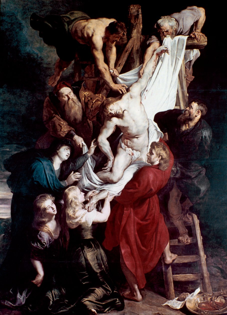 Nedstamning fra korset, c1612-1614 af Peter Paul Rubens