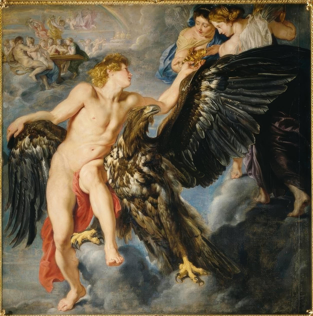 Kidnapningen af ​​Ganymedes af Peter Paul Rubens