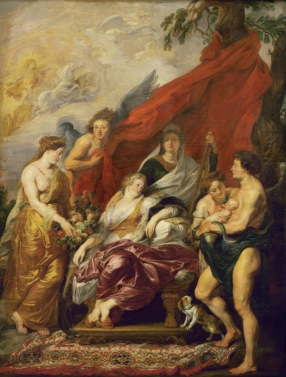 Ludvig XIIIs fødsel af Peter Paul Rubens