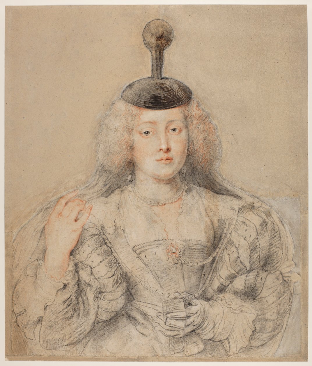 Helena Fourment, omkring 1630 - 1631 af Peter Paul Rubens