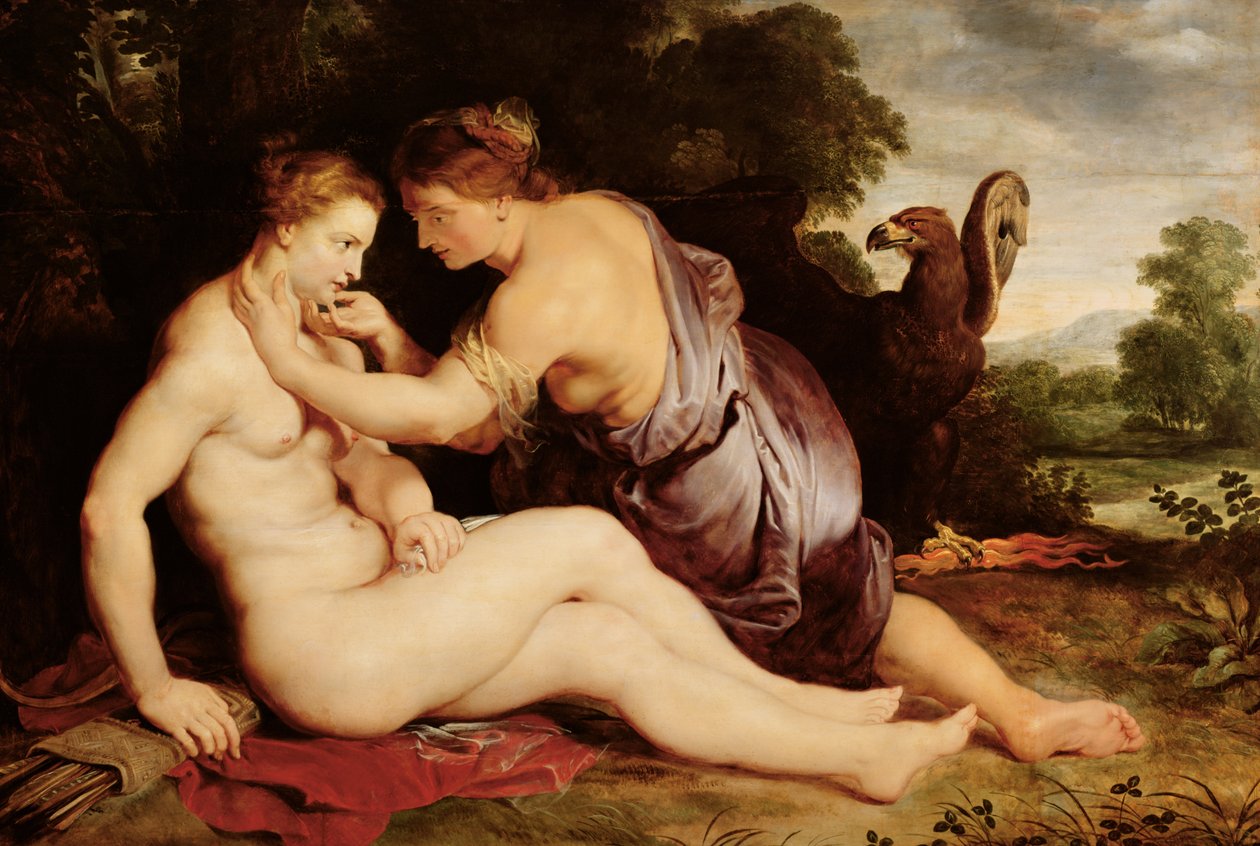 Jupiter og Callisto, 1613 af Peter Paul Rubens