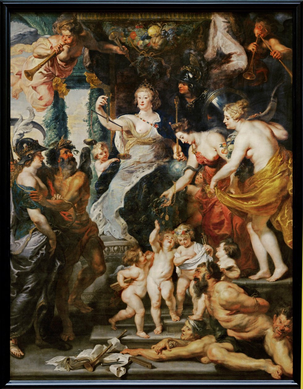 La felicite de la Regence af Peter Paul Rubens