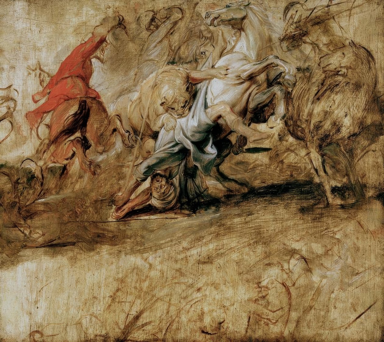 Løvejagt af Peter Paul Rubens