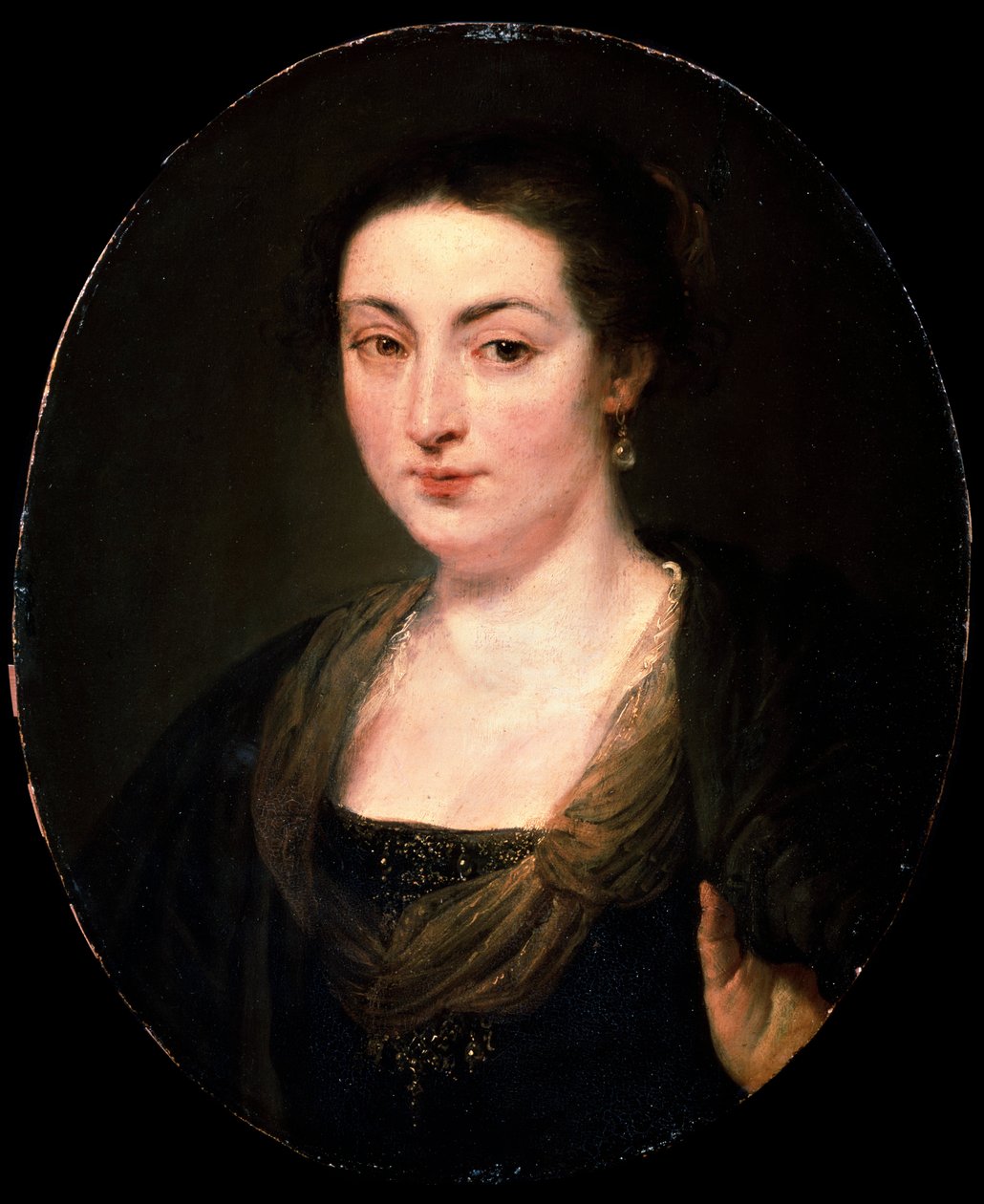 Portræt af Isabella Brant, c1615-1620. af Peter Paul Rubens