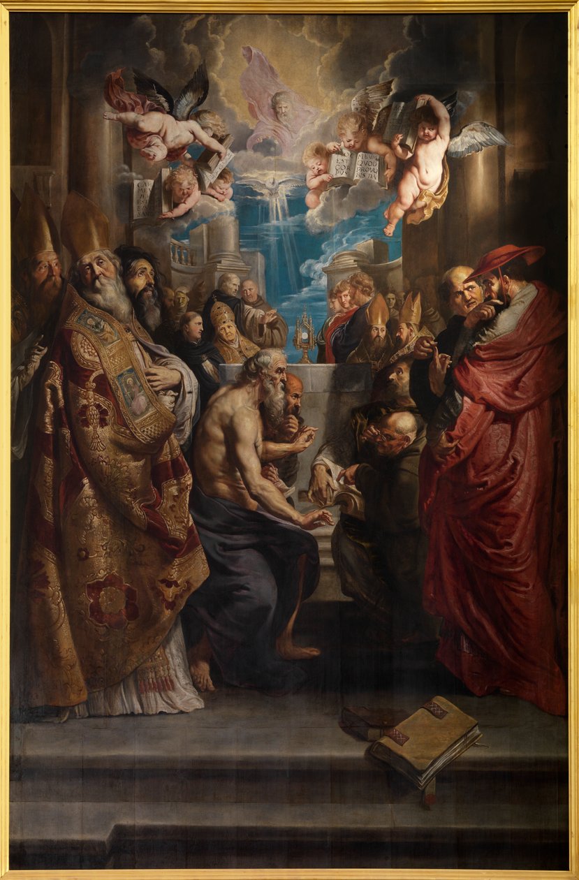 Virkeligt nærvær i det hellige sakramente af Peter Paul Rubens