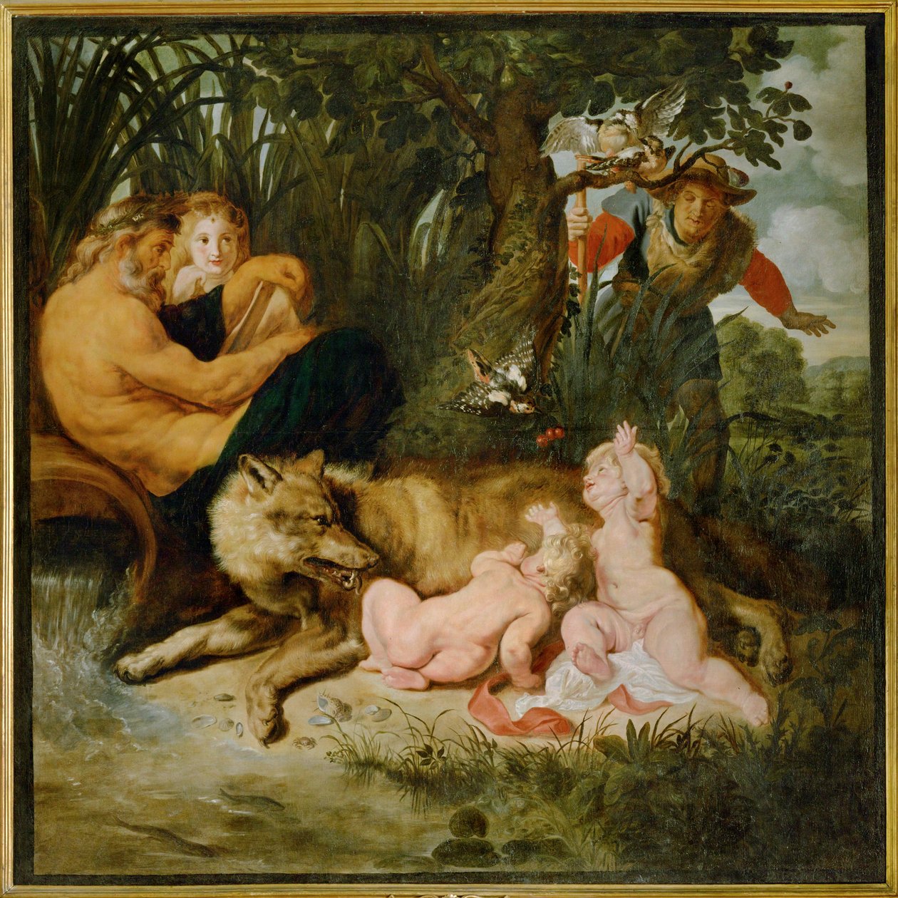Romulus og Remus (maleri på lærred) af Peter Paul Rubens