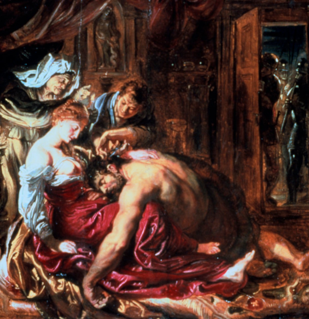 Samson og Delila, c1609-1610 af Peter Paul Rubens