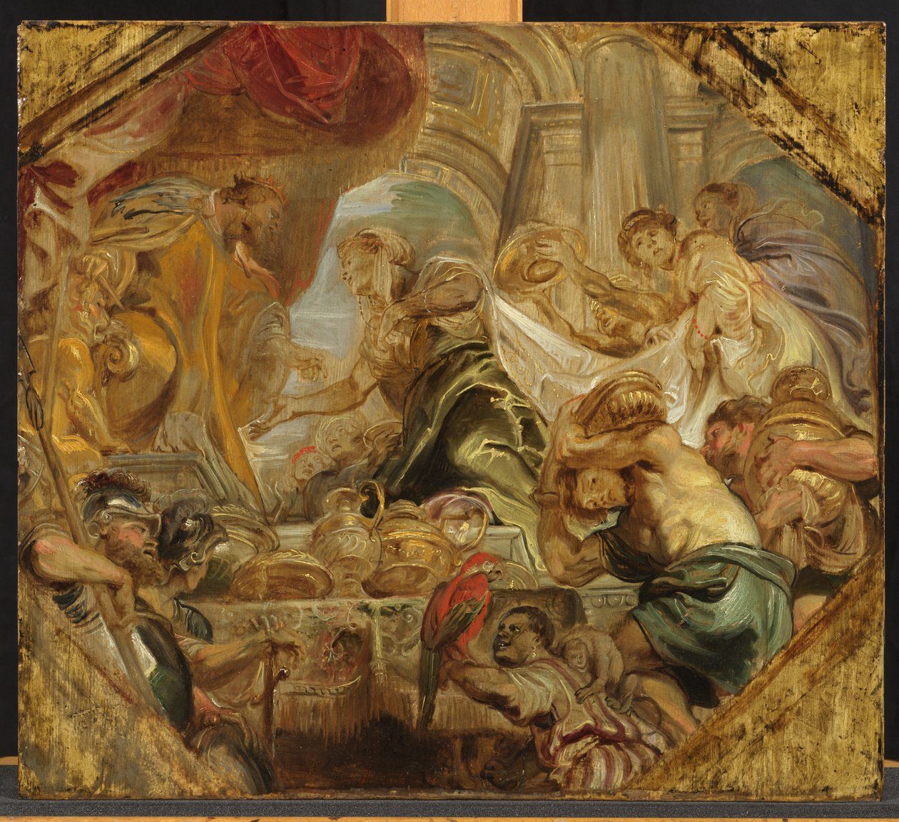 Salomon tager imod dronningen af Saba af Peter Paul Rubens