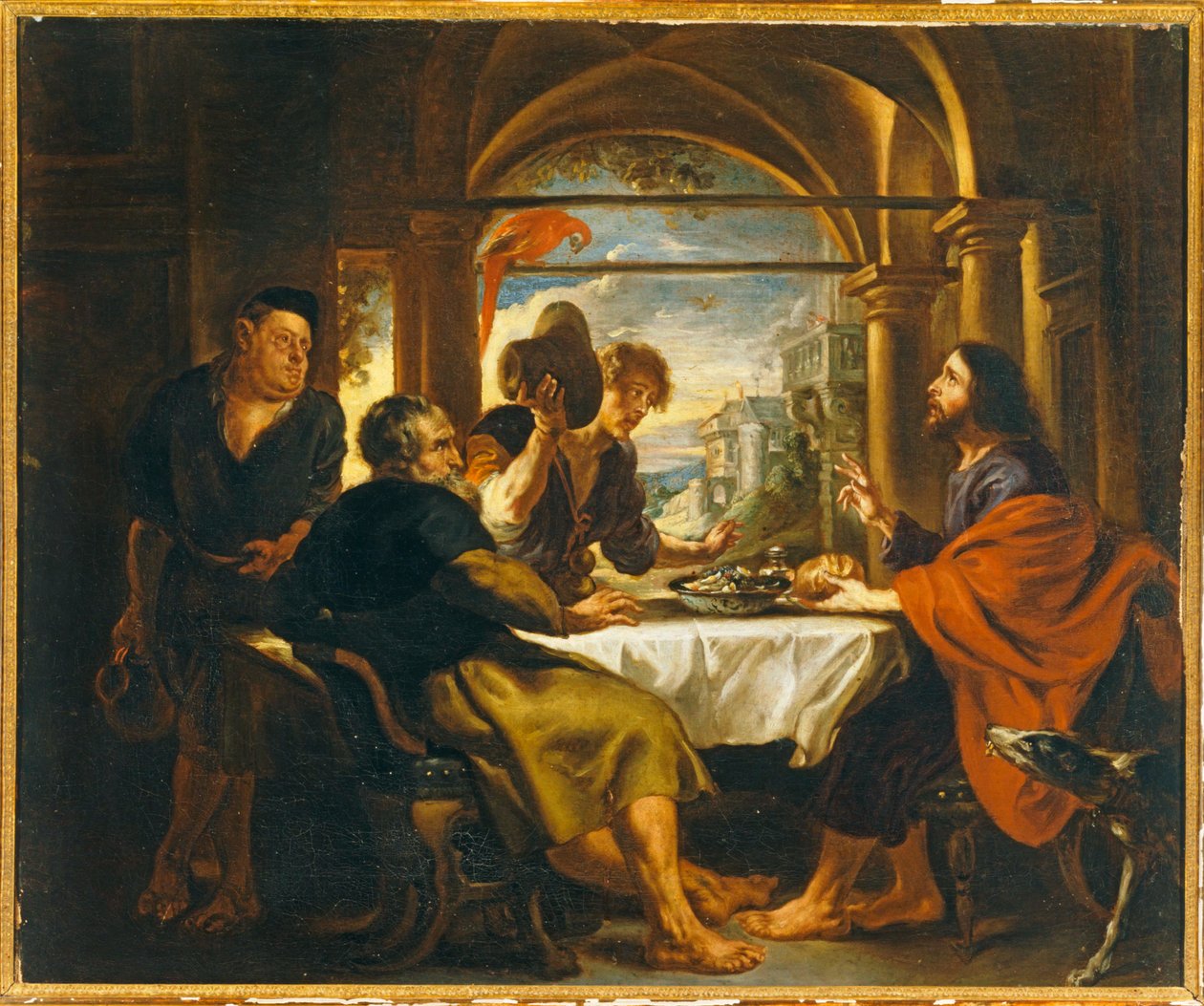 Aftensmad ved Emmaus (maleri) af Peter Paul Rubens