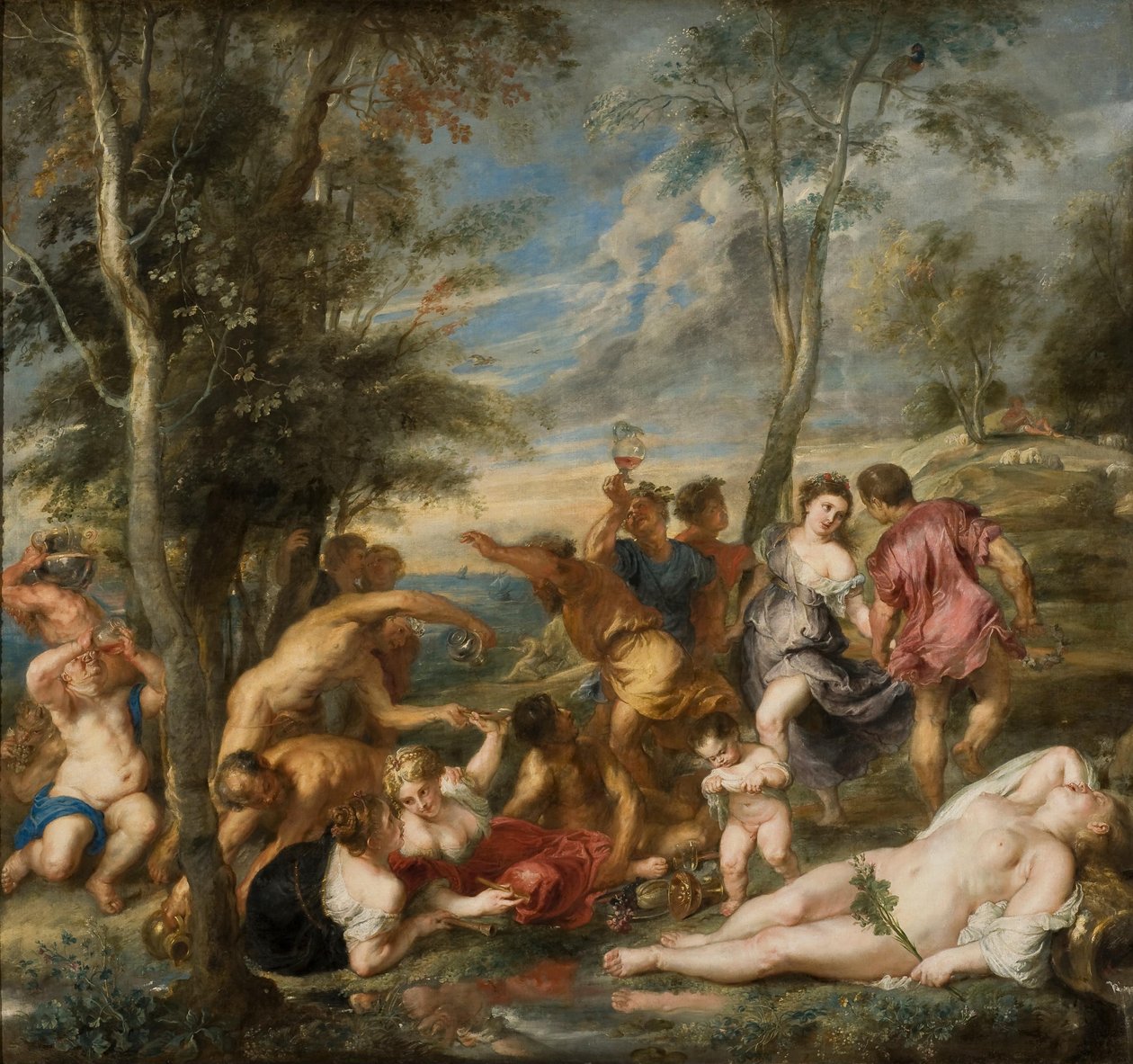 The Andrians, ca. 1635 (olie på lærred) af Peter Paul Rubens