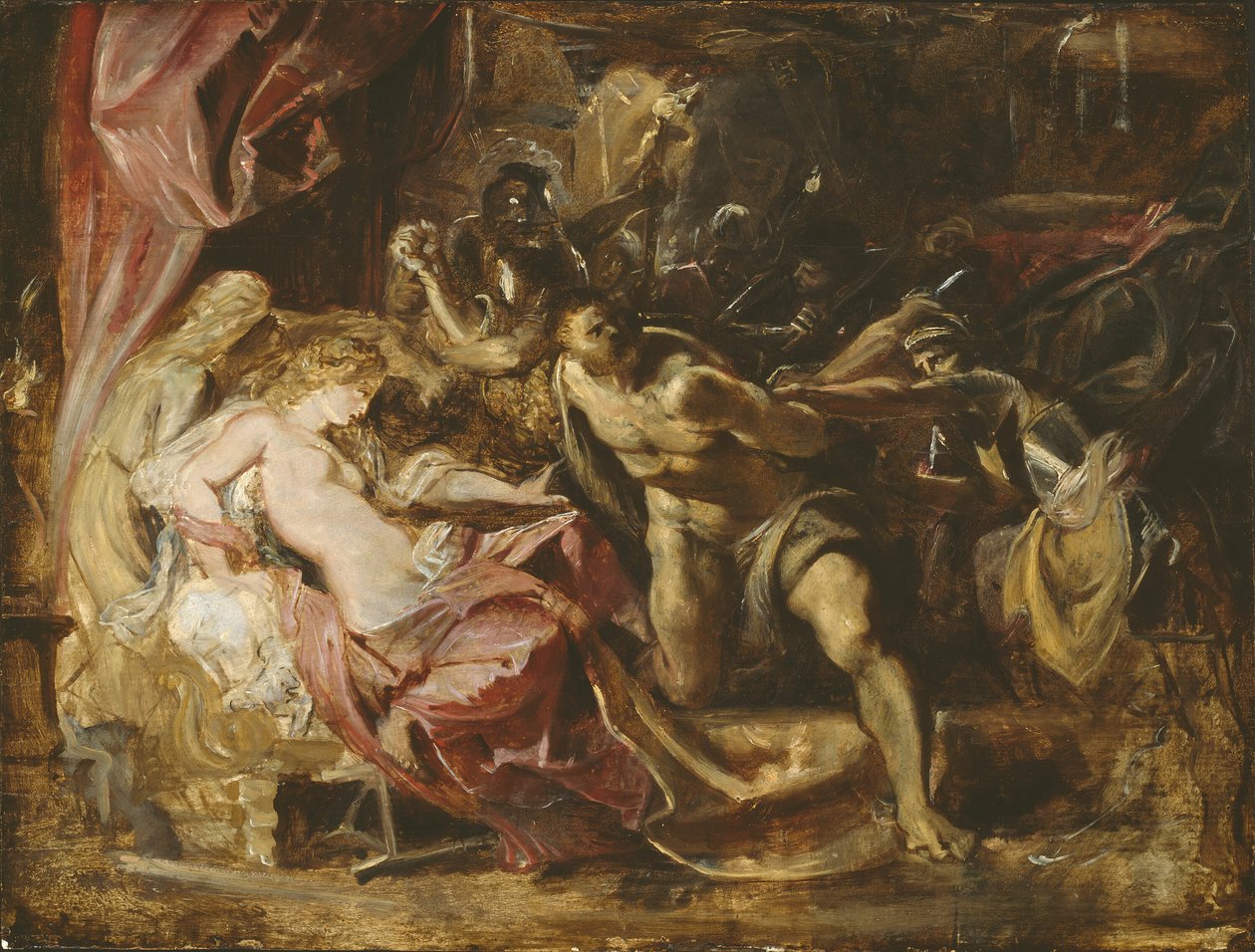 Fangen af Samson, 160910. af Peter Paul Rubens