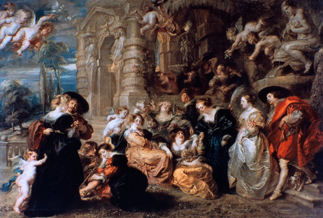 Kærlighedens Have, c1630 af Peter Paul Rubens