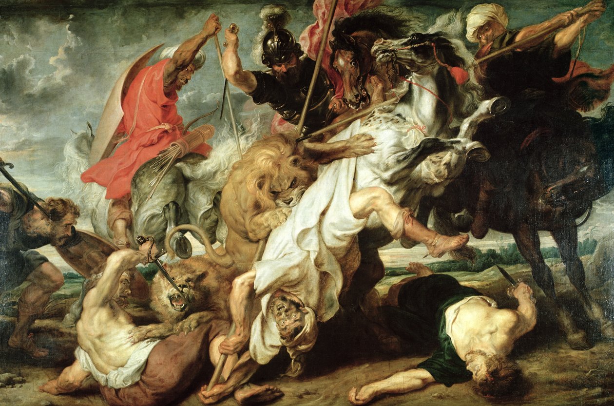 Løvejagten af Peter Paul Rubens