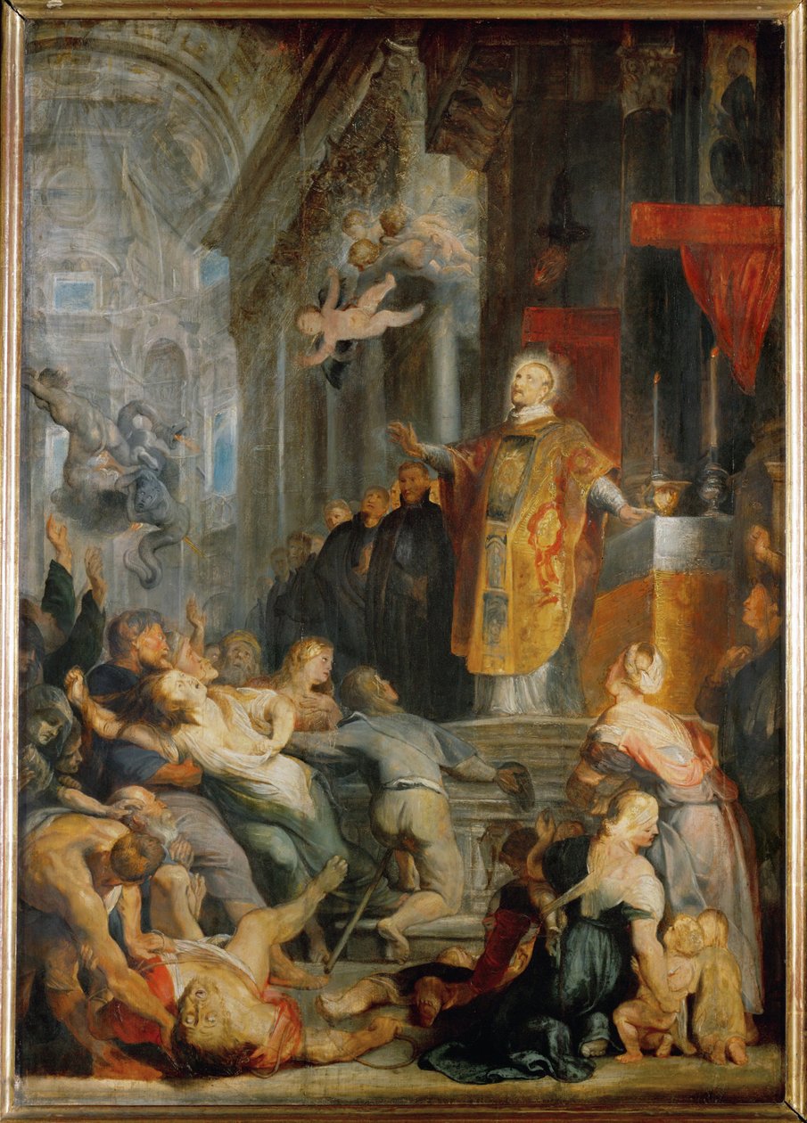 Den hellige Ignatius Loyolas mirakler af Peter Paul Rubens