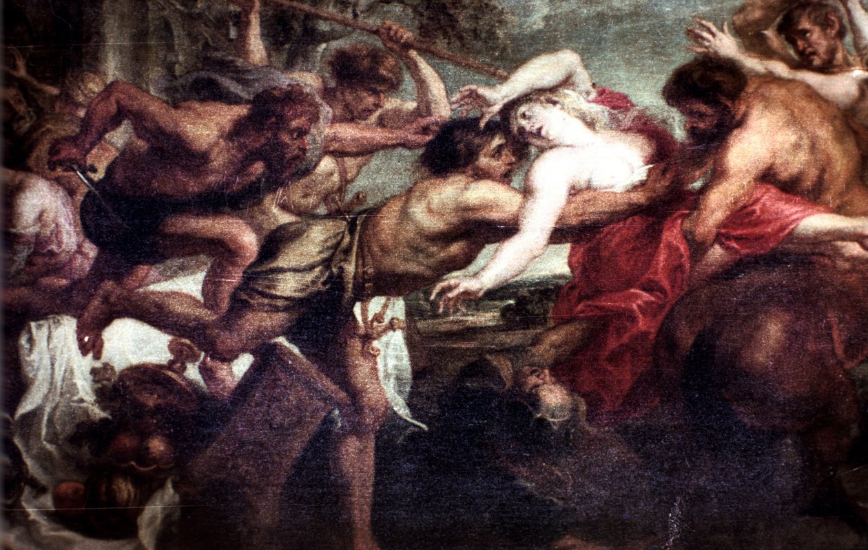 Voldtægten af Hippodame af Peter Paul Rubens