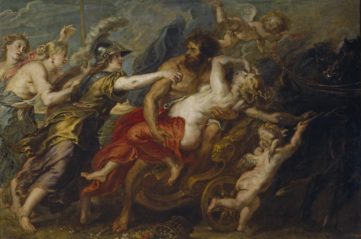 Voldtægten af Proserpina, 1636-1638 af Peter Paul Rubens