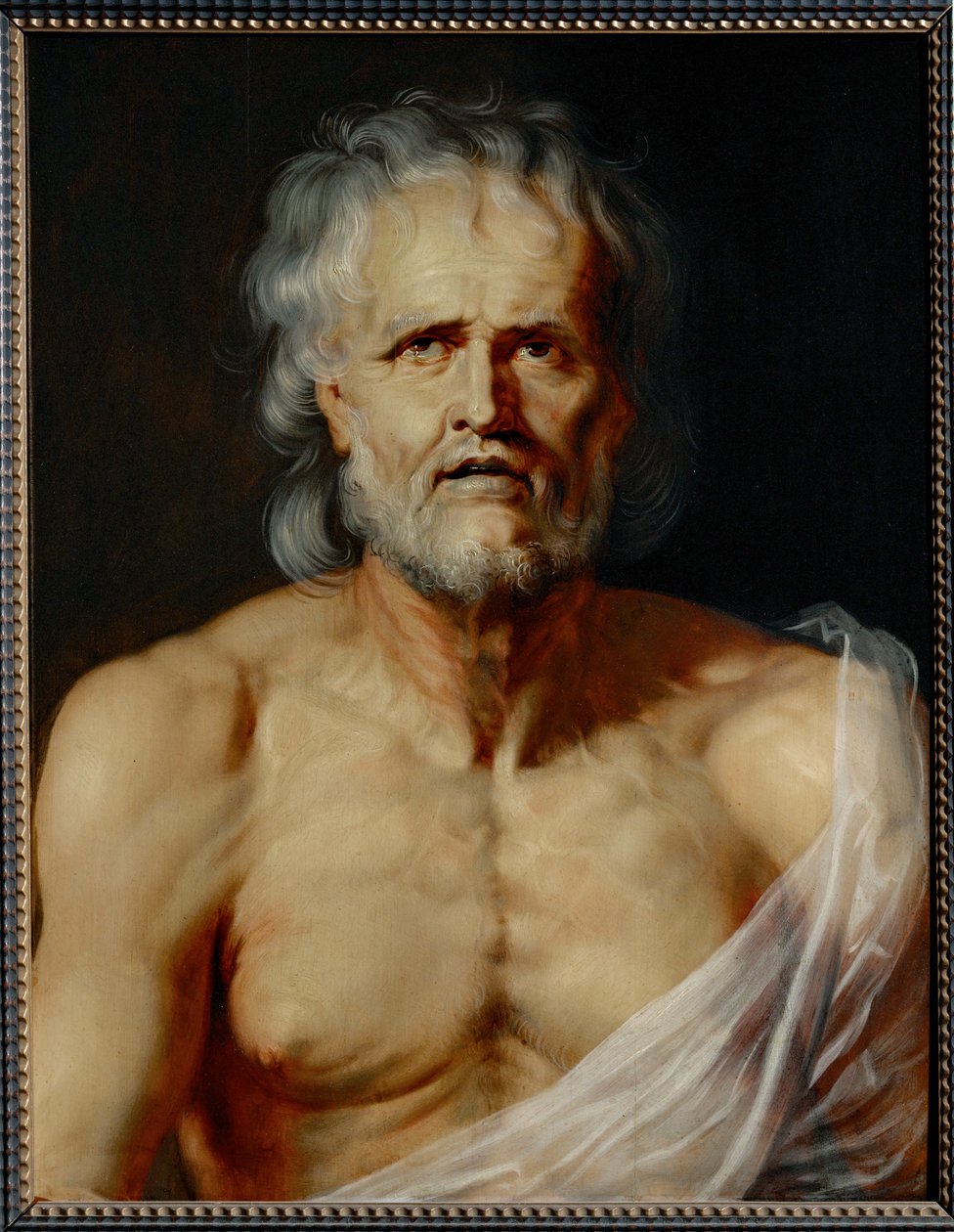 Den døende Seneca (maleri på træ) af Peter Paul Rubens