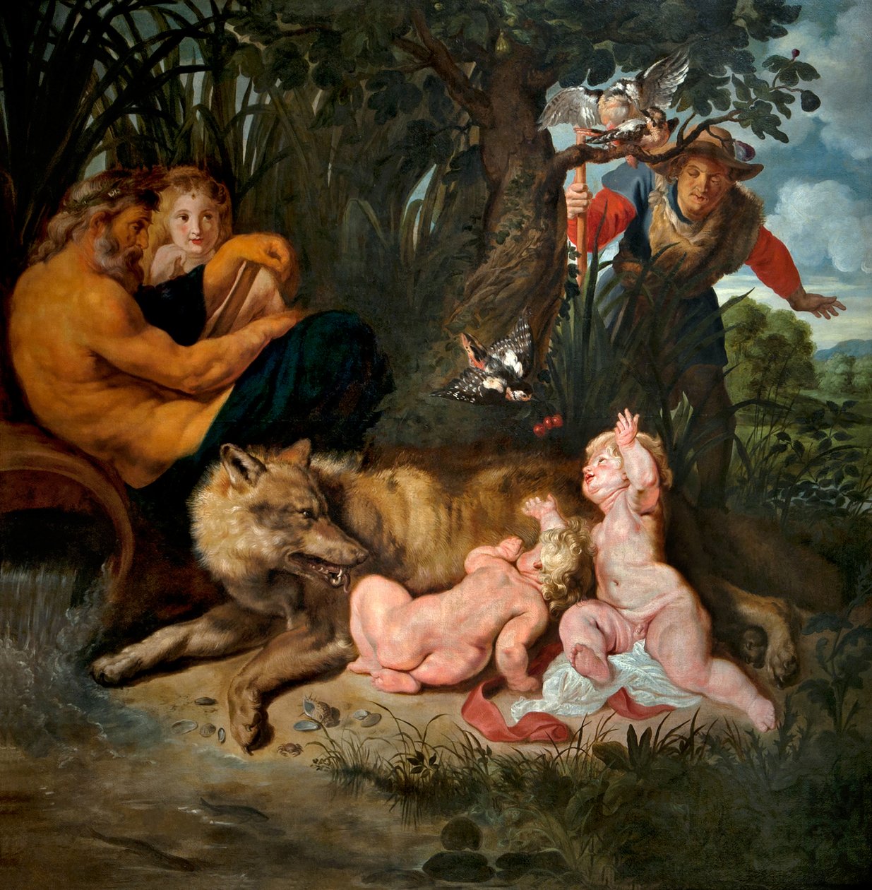 Hun-ulven dier Romulus og Remus af Peter Paul Rubens