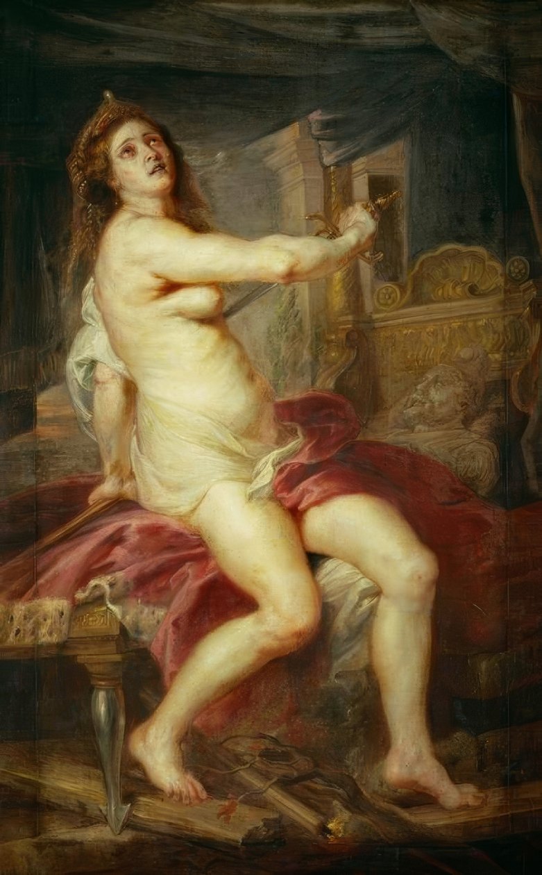 Didos død af Peter Paul Rubens