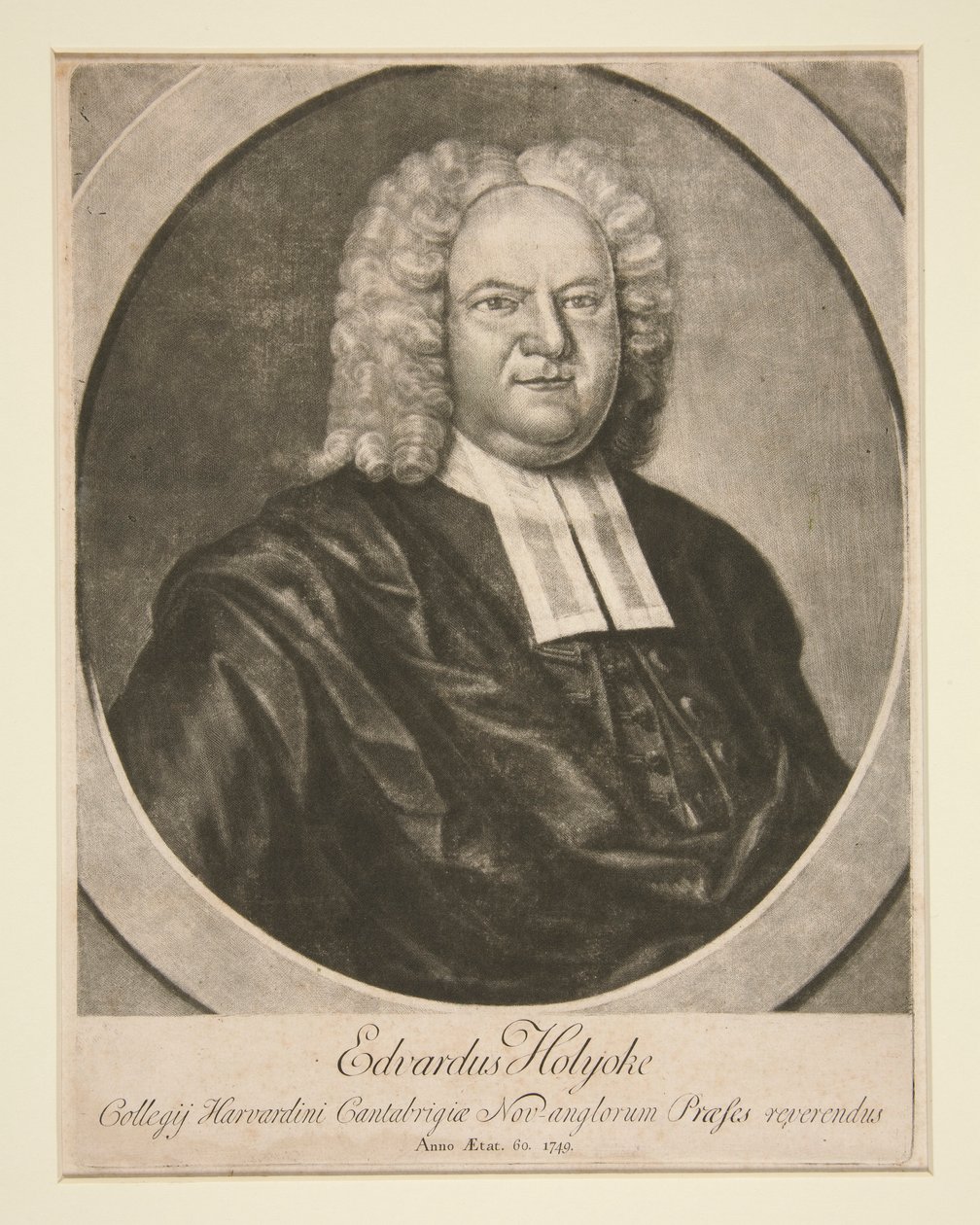Edvardus Holyoke af Peter Pelham