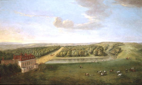 Ashburnham Place, Sussex (olie på lærred) af Peter Tillemans