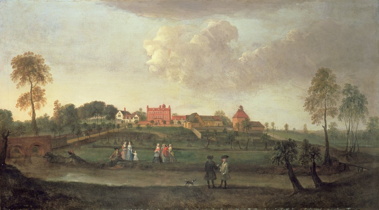 Lille Haugh Hall, Suffolk af Peter Tillemans