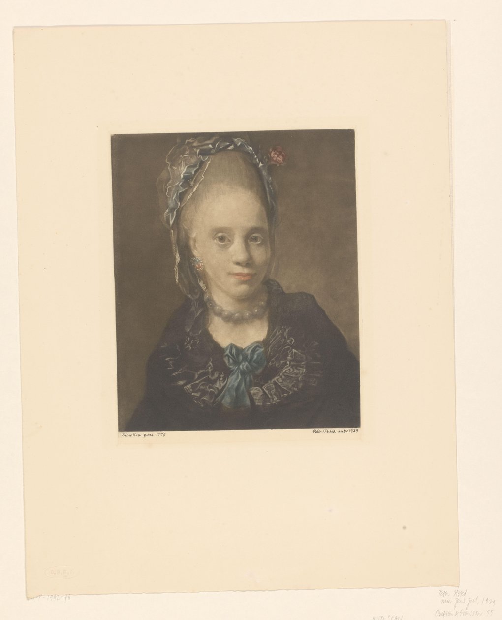 Portræt af en dame af Peter Vilhelm Ilsted