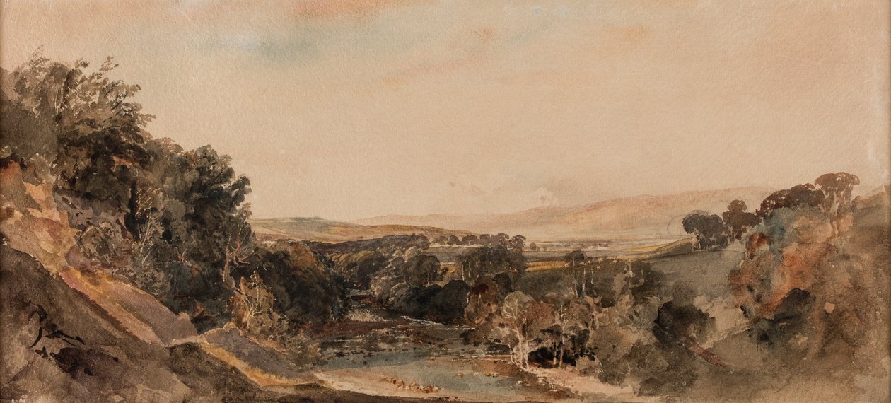 Cannock Chase, ca. 1840 (akvarel på papir) af Peter de Wint