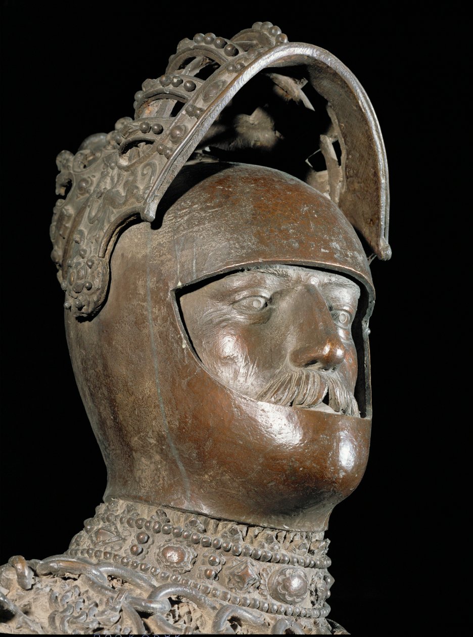 Kong Arthur af Storbritannien (bronze) af Peter the Elder Vischer