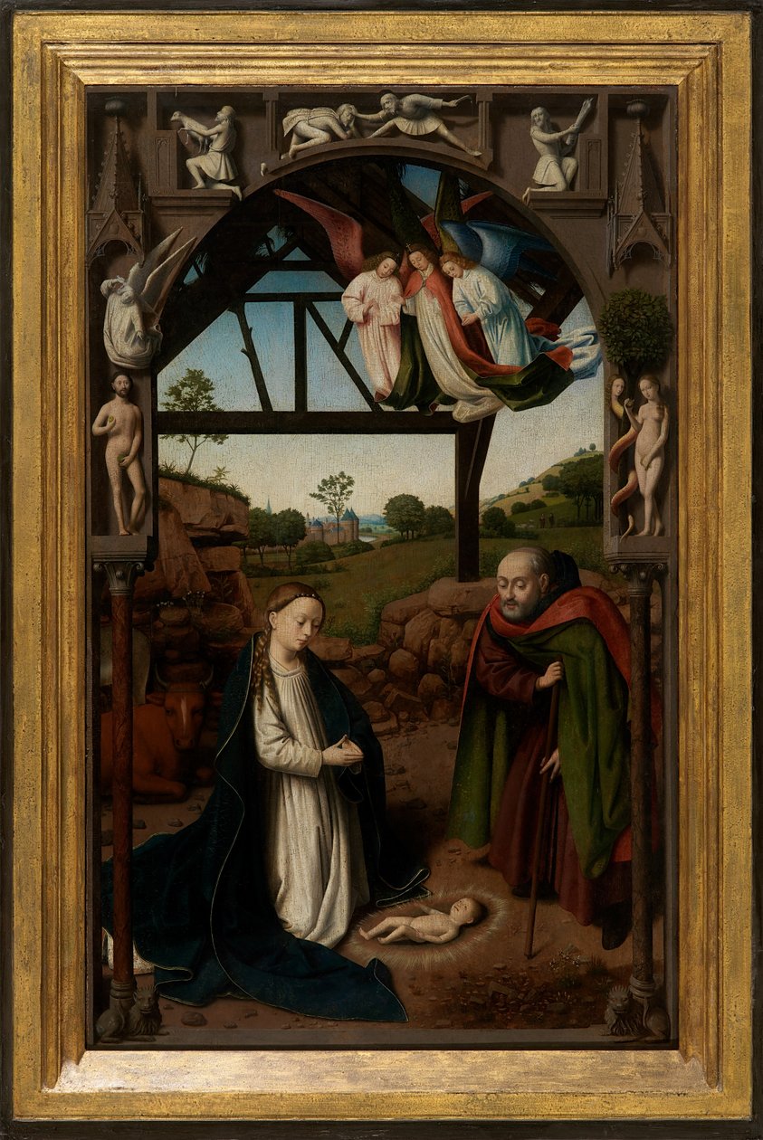 Tilbedelse af Kristus-barnet af Petrus Christus