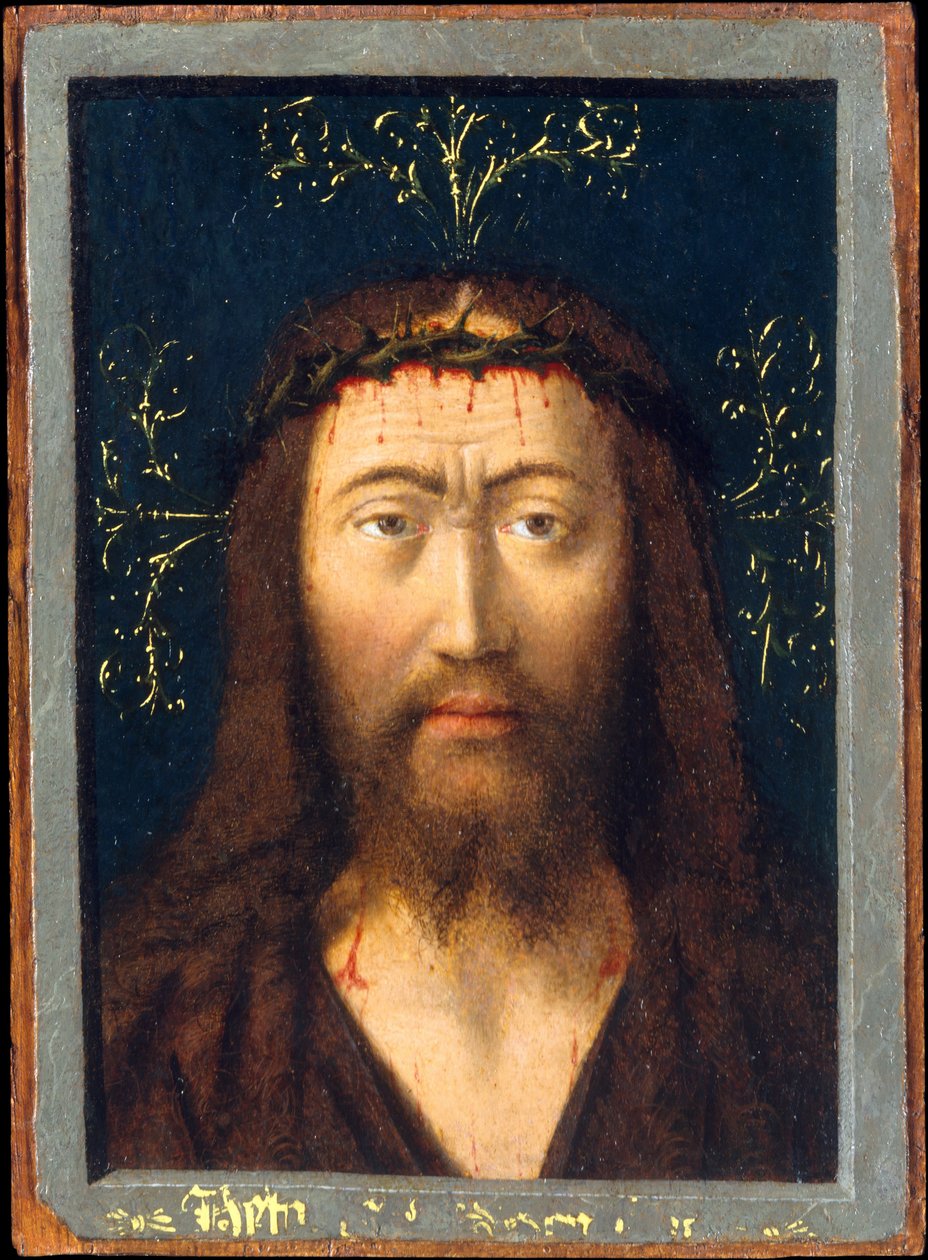Kristi hoved, ca. 1445. af Petrus Christus