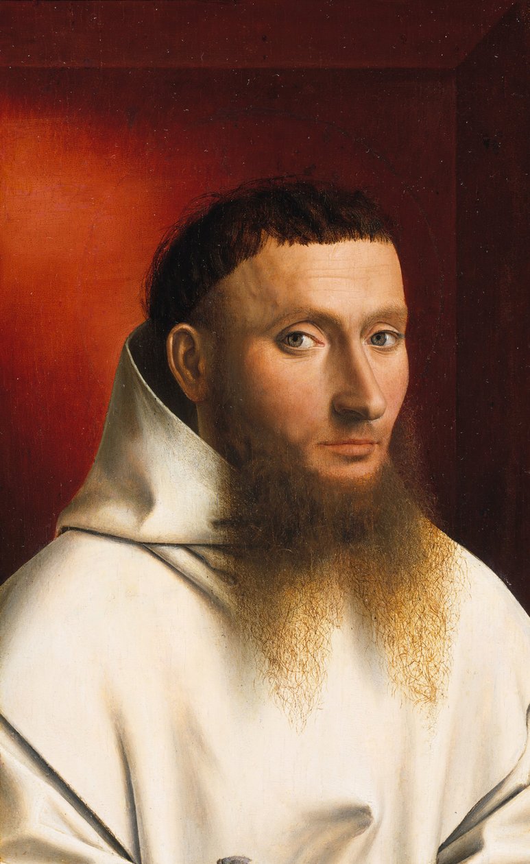 Portræt af en karteuser, 1446. af Petrus Christus