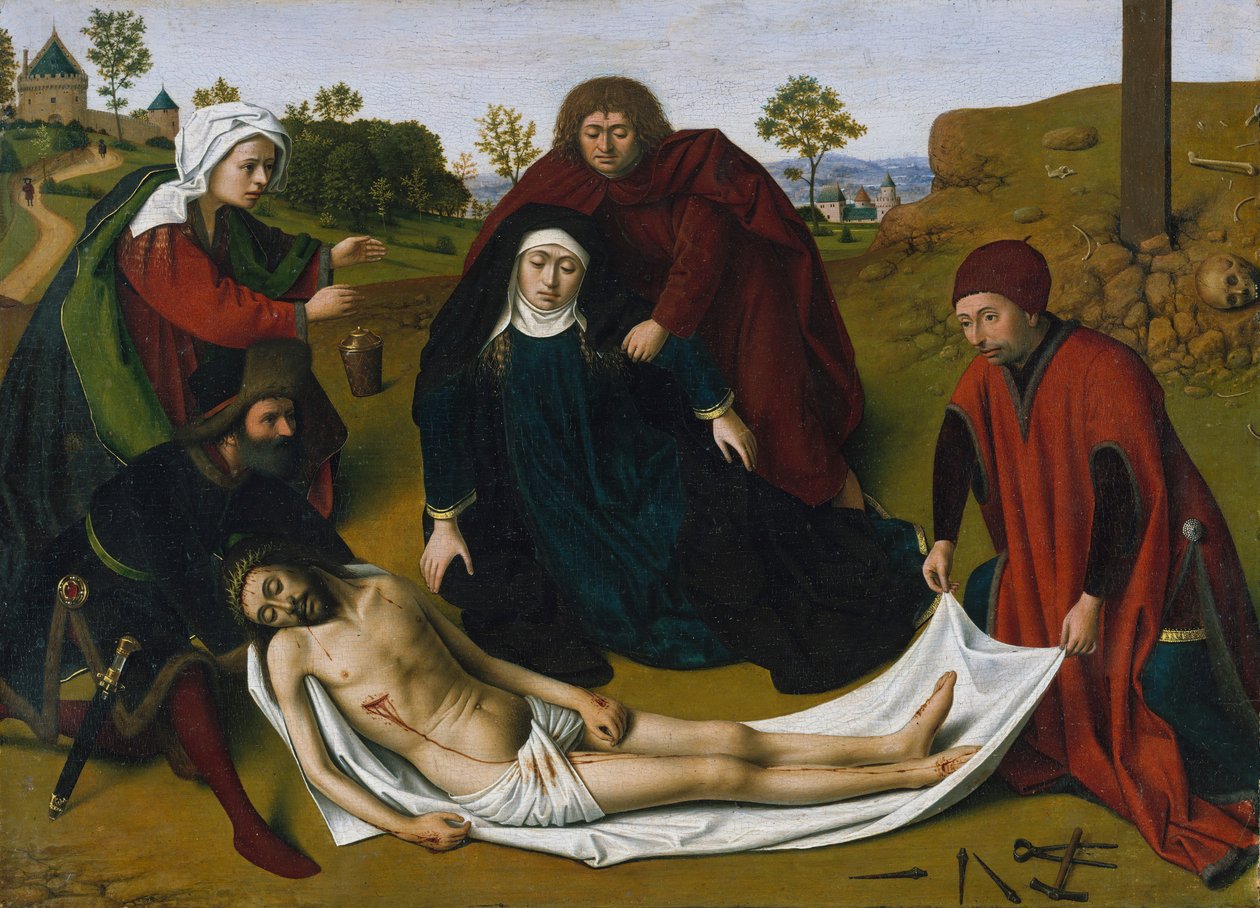 Klagesangen, ca. 1450. af Petrus Christus