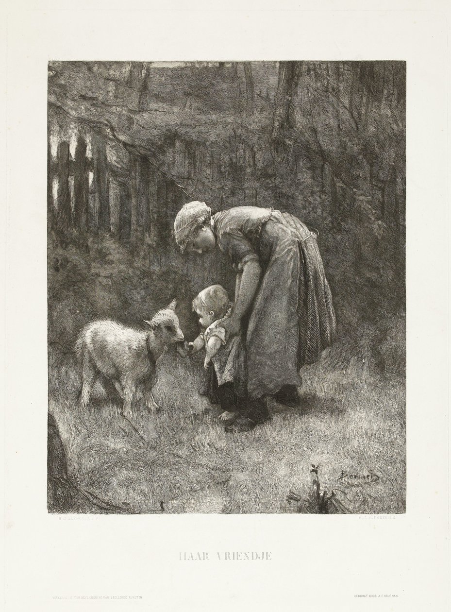 Hendes kæreste (titel på objekt) af Petrus Johannes Arendzen