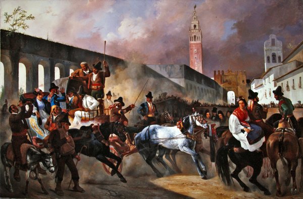 Et bryllupsoptog i Sevilla af Pharamond Blanchard