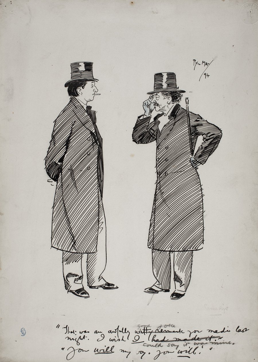Oscar Wilde og Whistler af Phil May