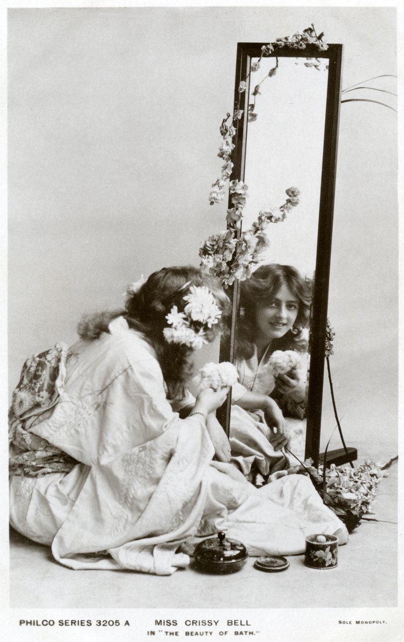Crissy Bell, britisk skuespillerinde, omkring 1900-tallet. af Philco Publishing Company