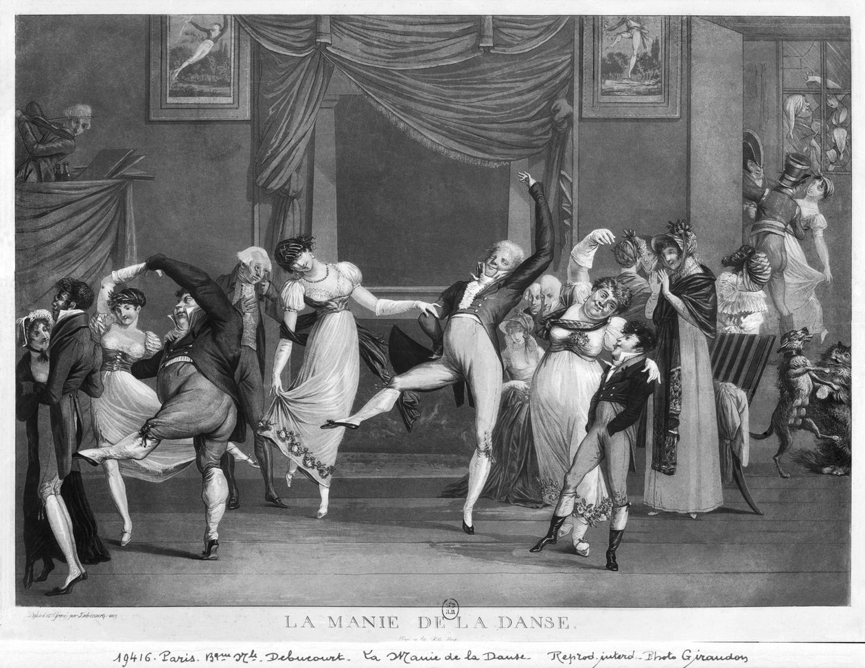 Dansemani, 1809 af Philibert Louis Debucourt