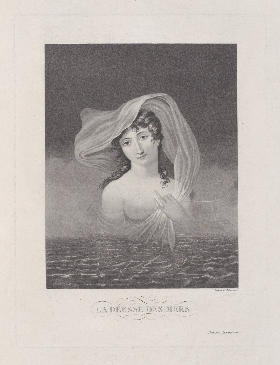Havets gudinde, 1775-1832. af Philibert Louis Debucourt