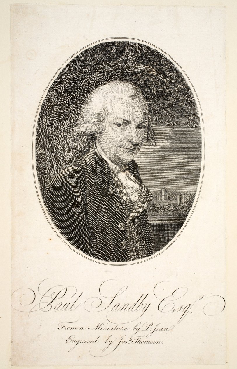 Paul Sandby Esquire, pub. ca. 1787 af Philip Jean