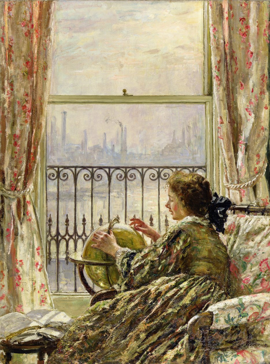 Et vindue i Chelsea, 1909 af Philip Wilson Steer