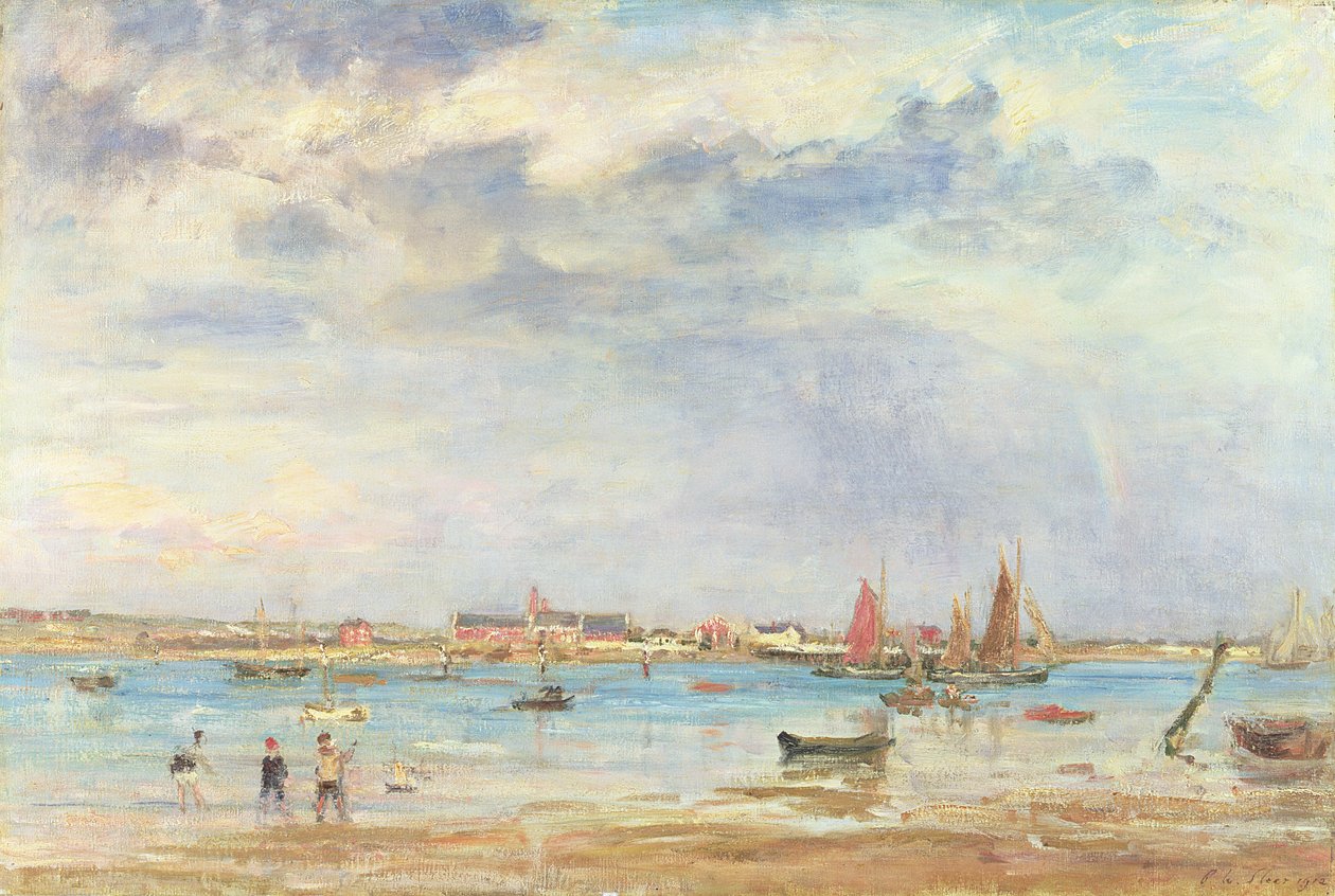 Sommeraften, 1912 af Philip Wilson Steer