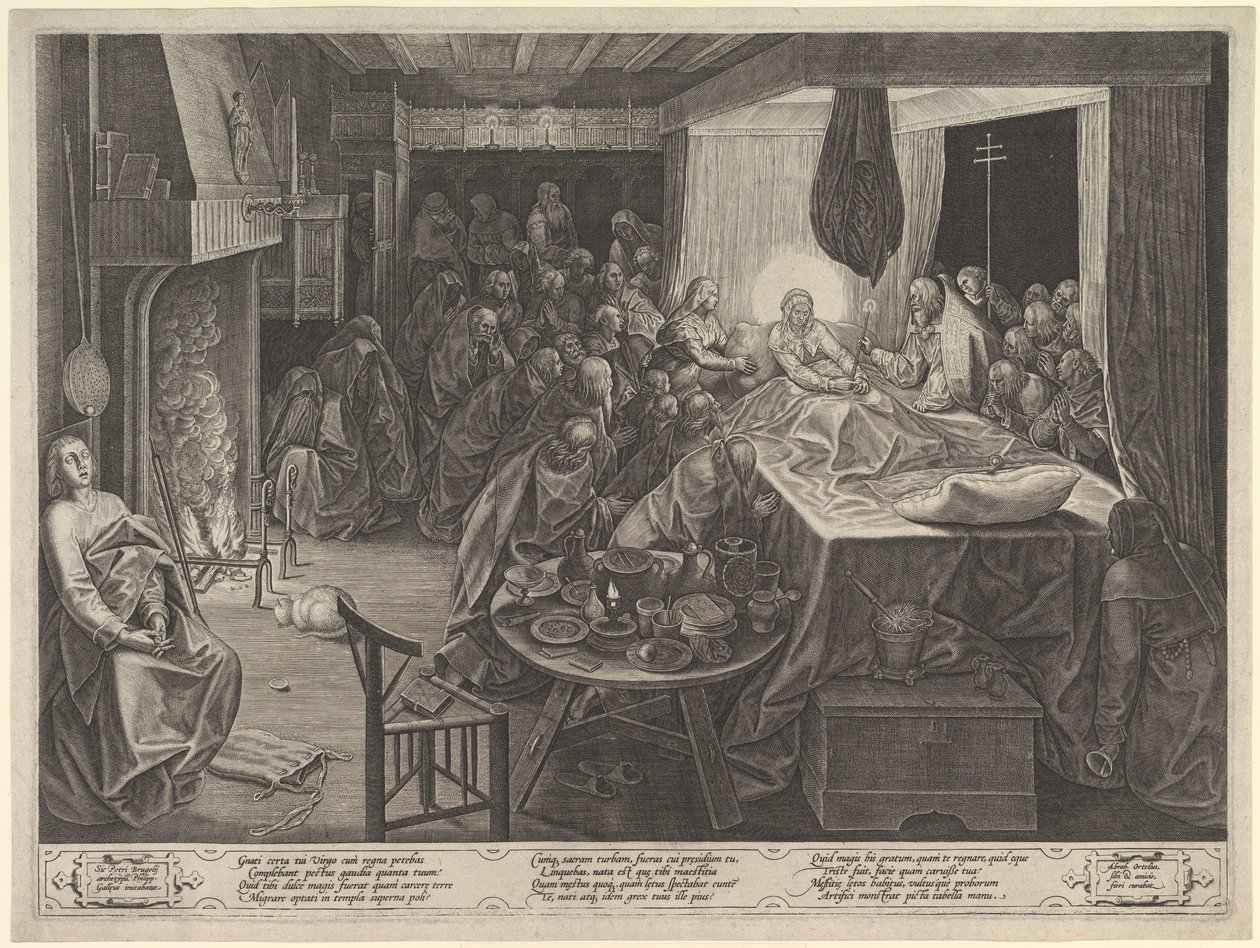 Jomfruens død, 1574. af Philip Galle