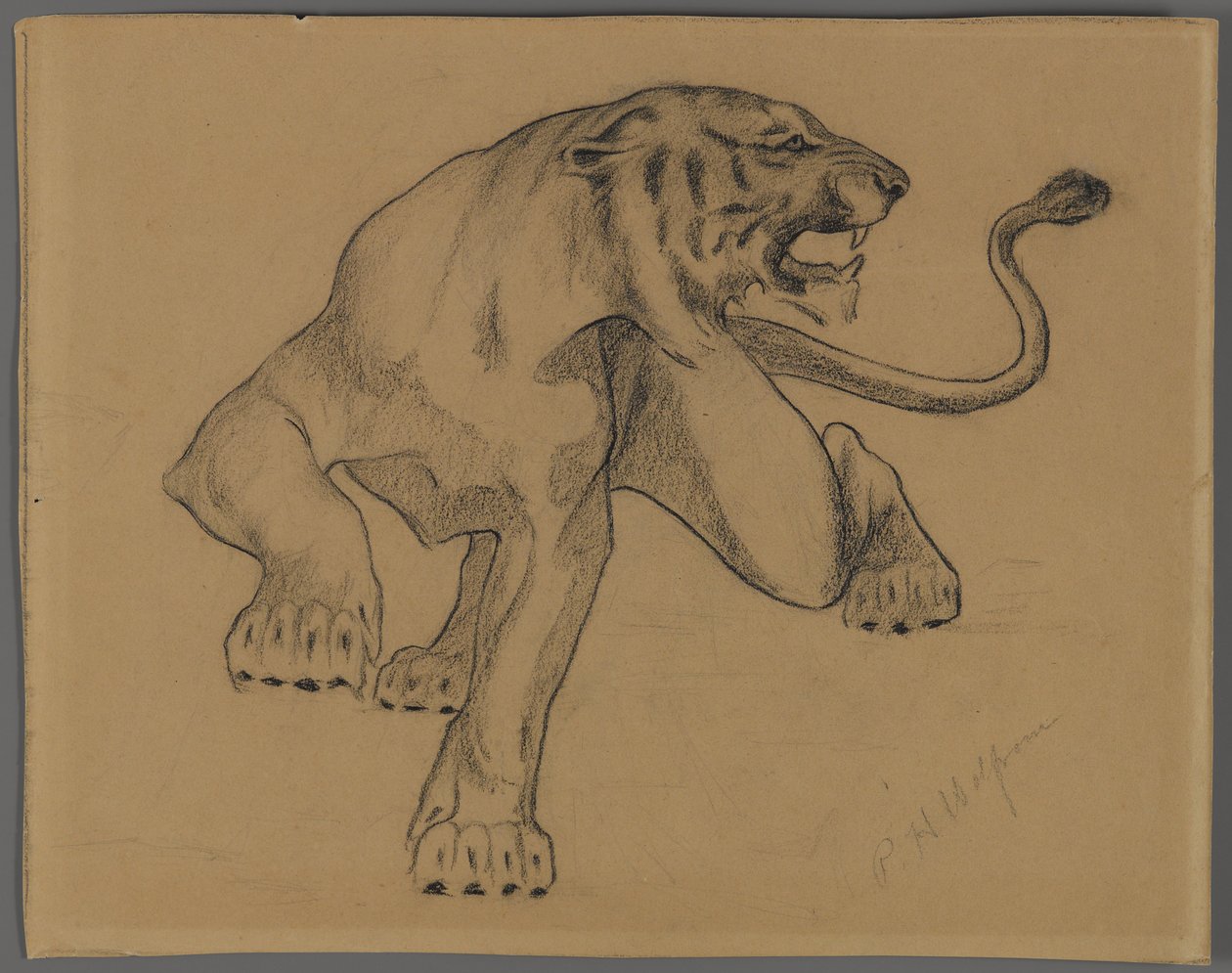 Tiger (historie med blyant på papir) af Philip H. Wolfrom