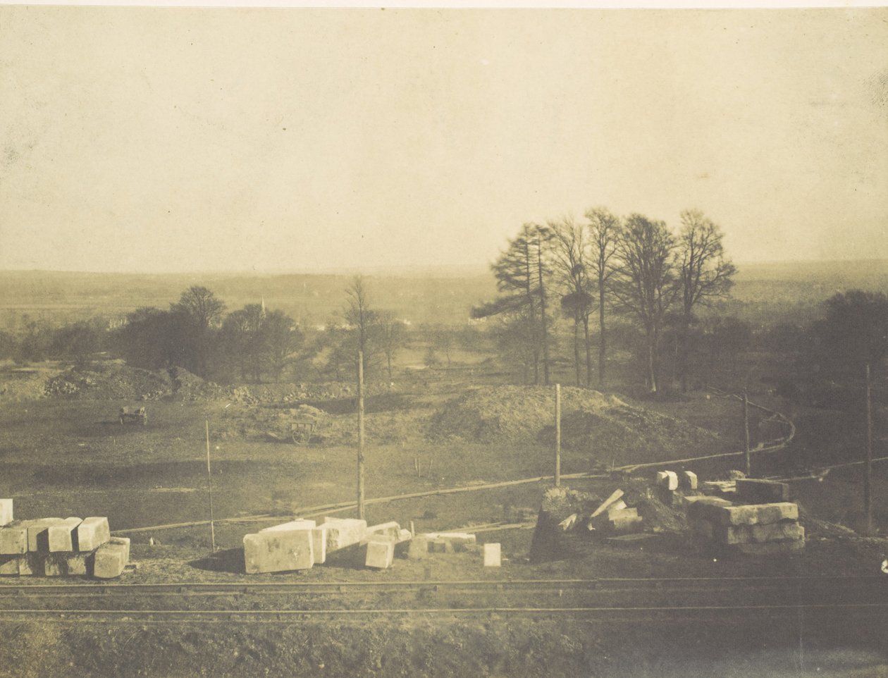 [The Grounds Looking Towards Penge], 1854. af Philip Henry Delamotte