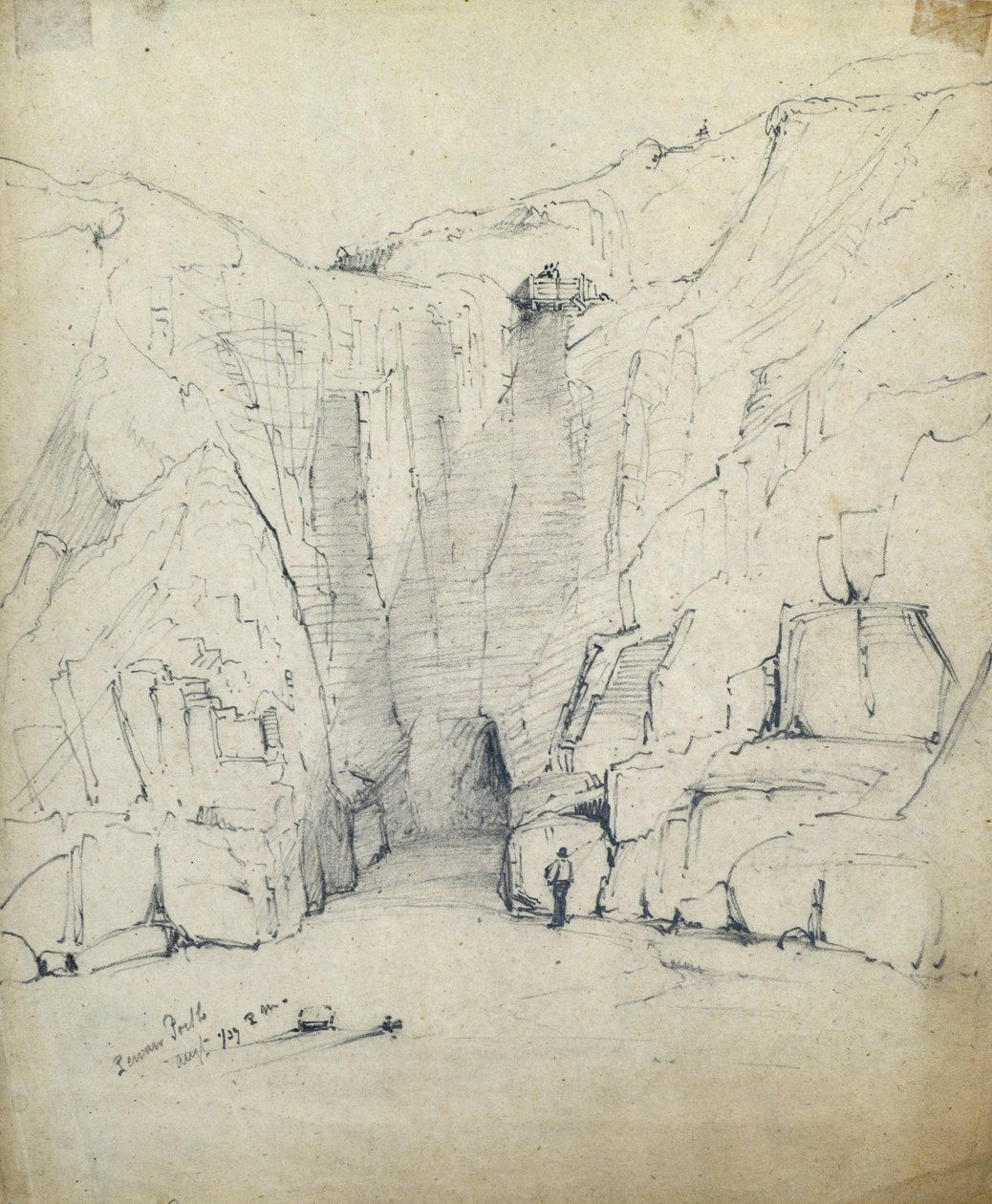 Perron Porth af Philip Mitchell
