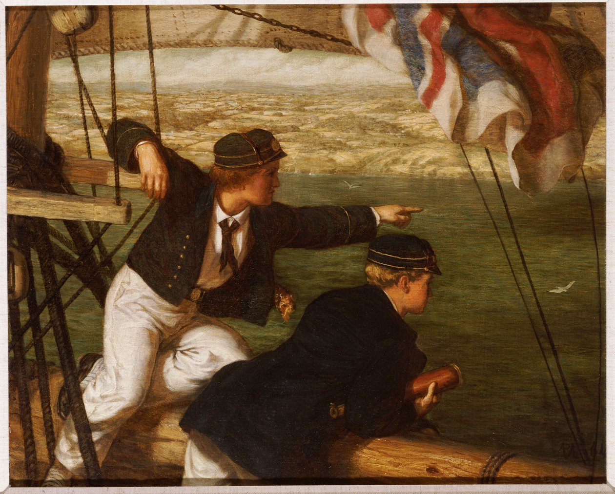 Land Ahoy!, 1864 af Philip Richard Morris