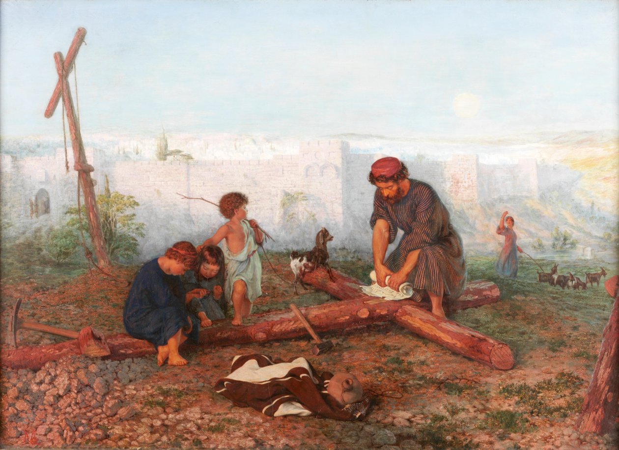 Hvor de korsfæstede ham, 1862 af Philip Richard Morris